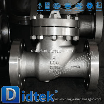 Válvula de retención de acero inoxidable Didtek